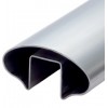 Slotted Tube Oval  100mm x 40mm x 2mm ..........6mtrs Long   Grade 304 Satin 